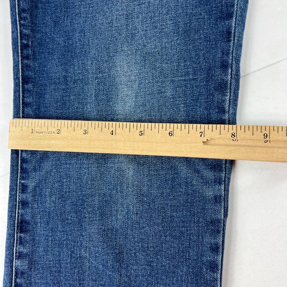 Lucky Brand Jeans Womens 34x30* Sweet Mid Rise Straight Blue Faded Denim Tag 32R - Picture 13 of 16